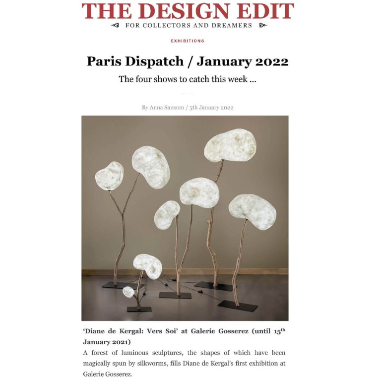THE DESIGN EDIT - Paris Dispatch / January 2022 The four shows to catch this week